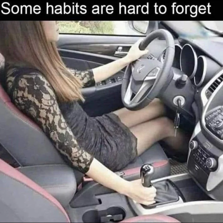 habits are hard to forget