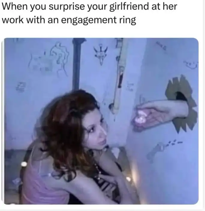 proposal at her job