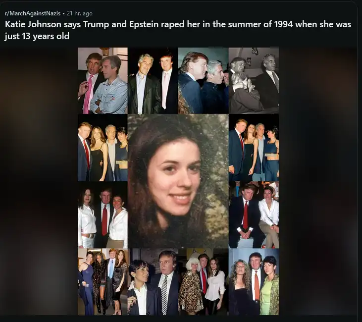 trump and epstein