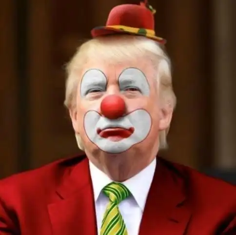 trump the sad clown