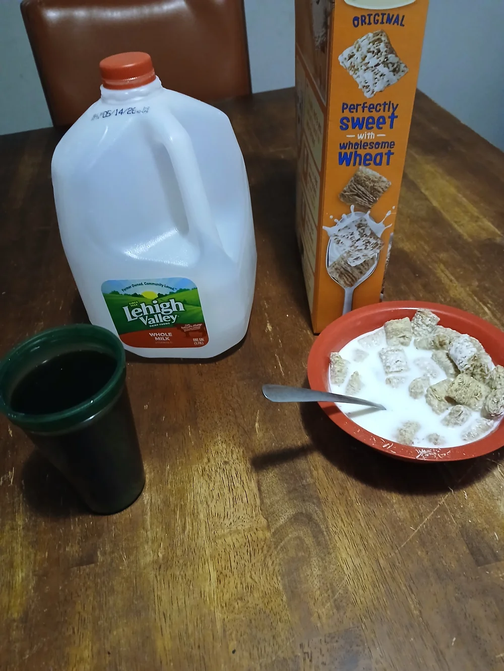 milk and wheat