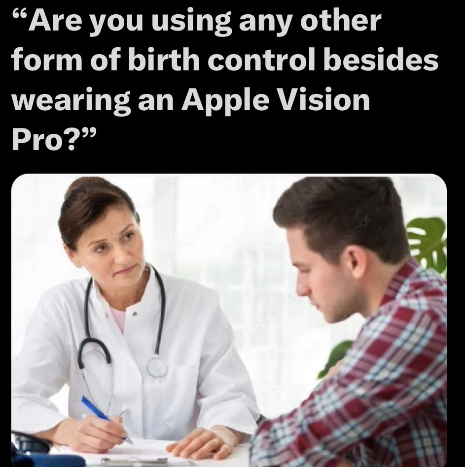 apple vision birth control