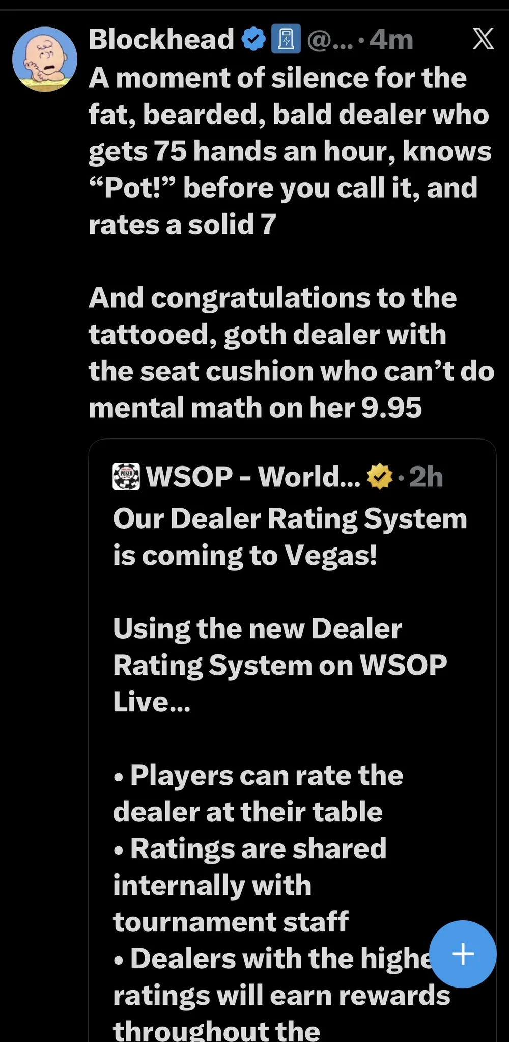 bald dealer