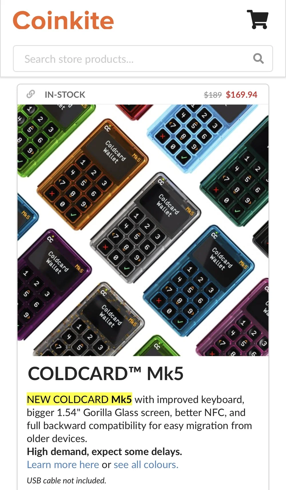 coldcard mk5