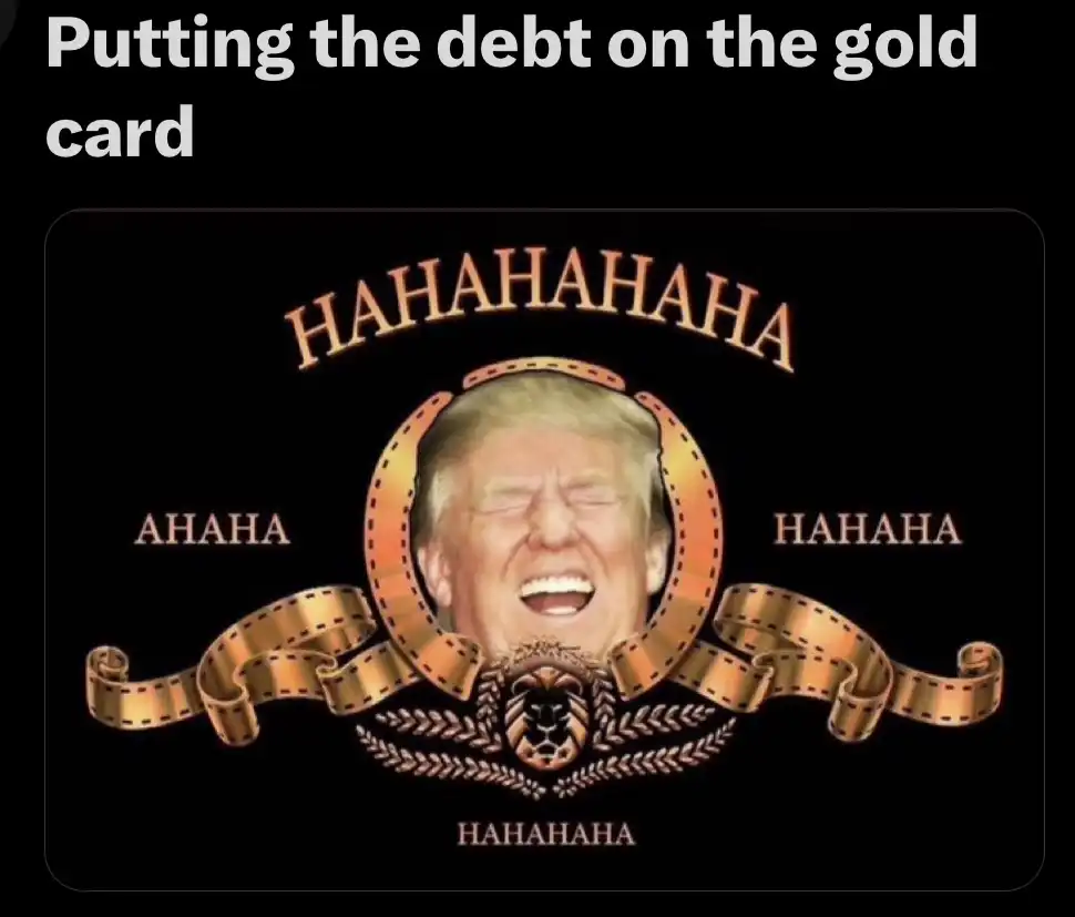 debt on the gold card