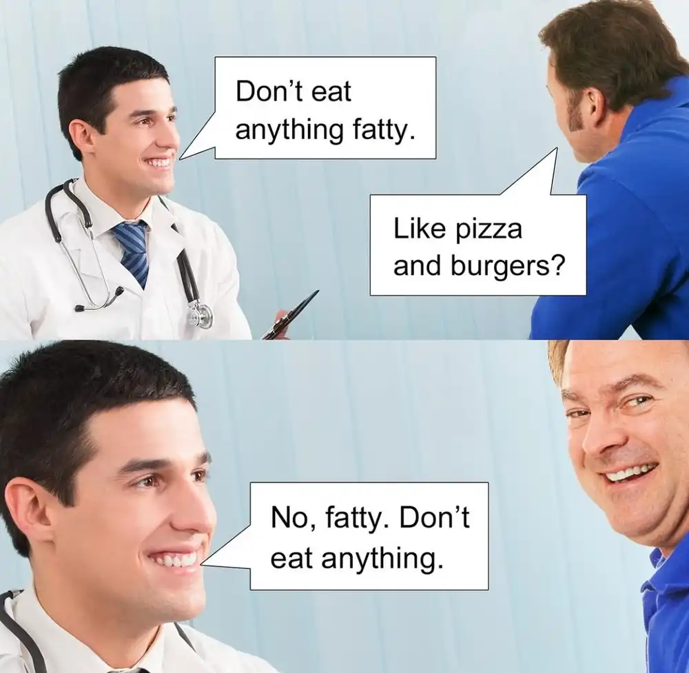 dont eat fatty