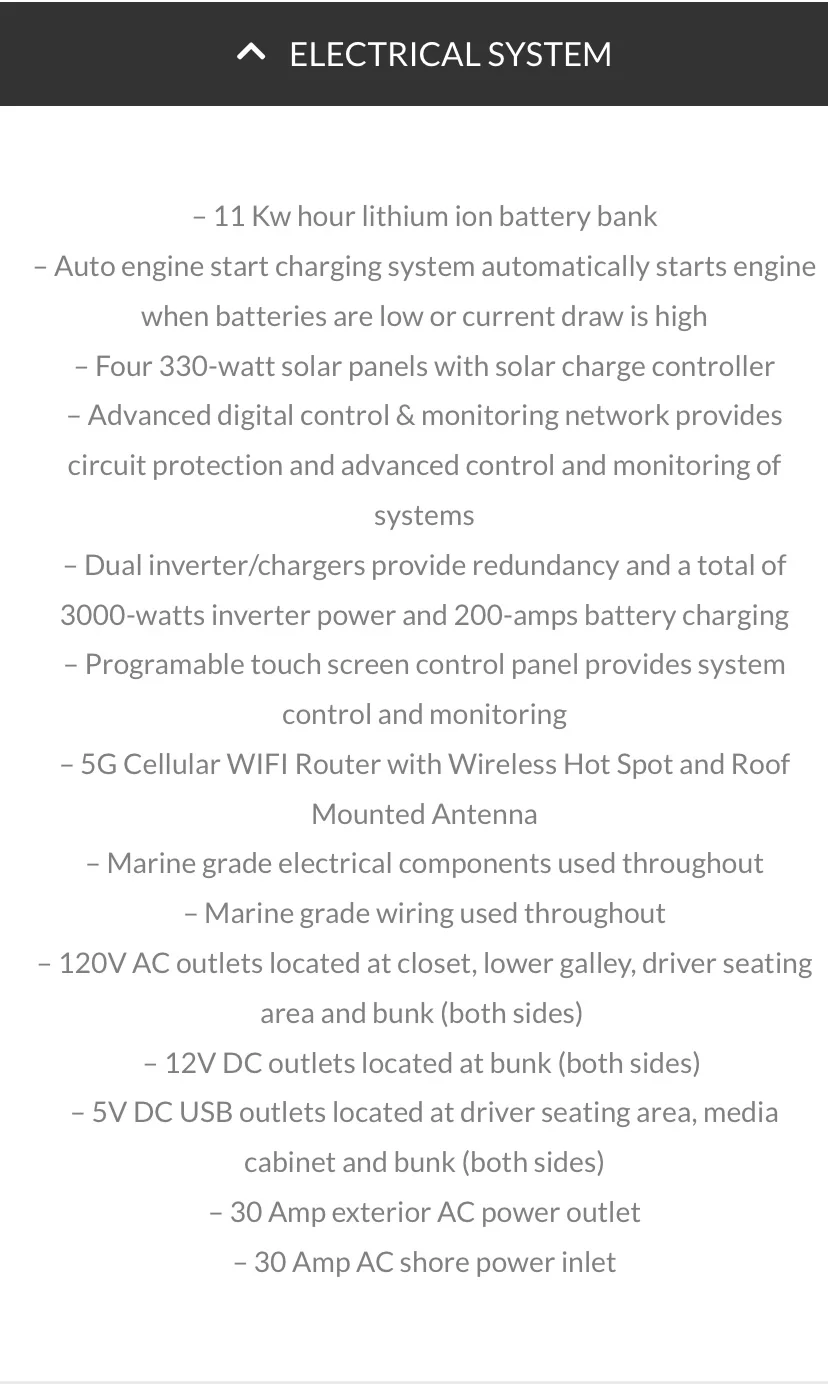 earthromer electrical system