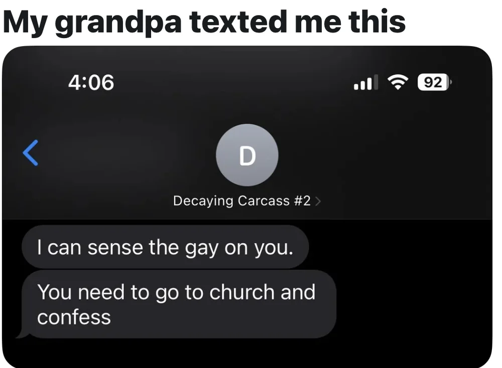 grandpa text