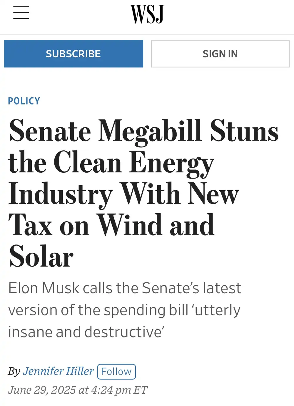 insane bill