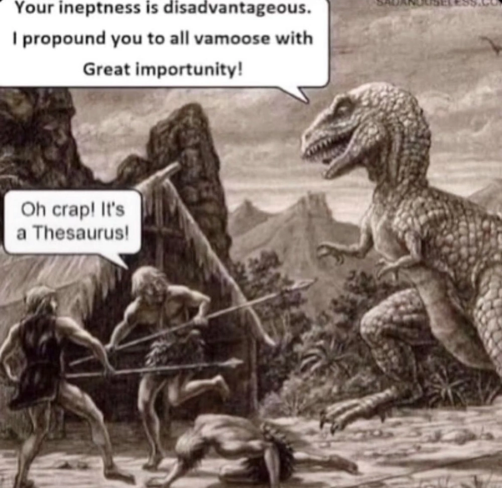 its a thesaurus