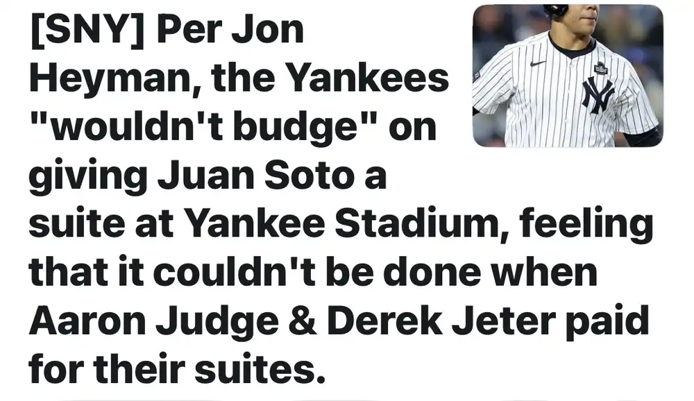 juan soto wanted a suite