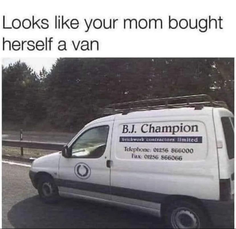 mom bought a van