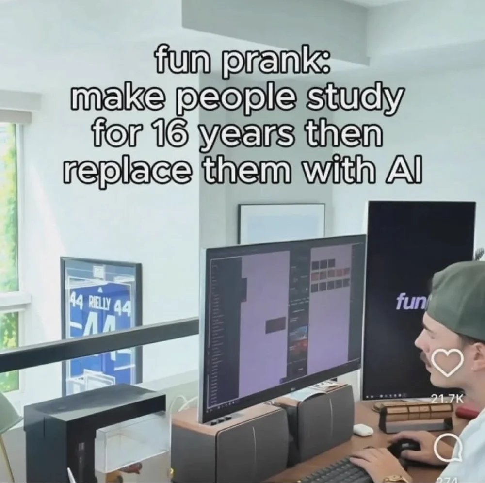 prank replaced by ai