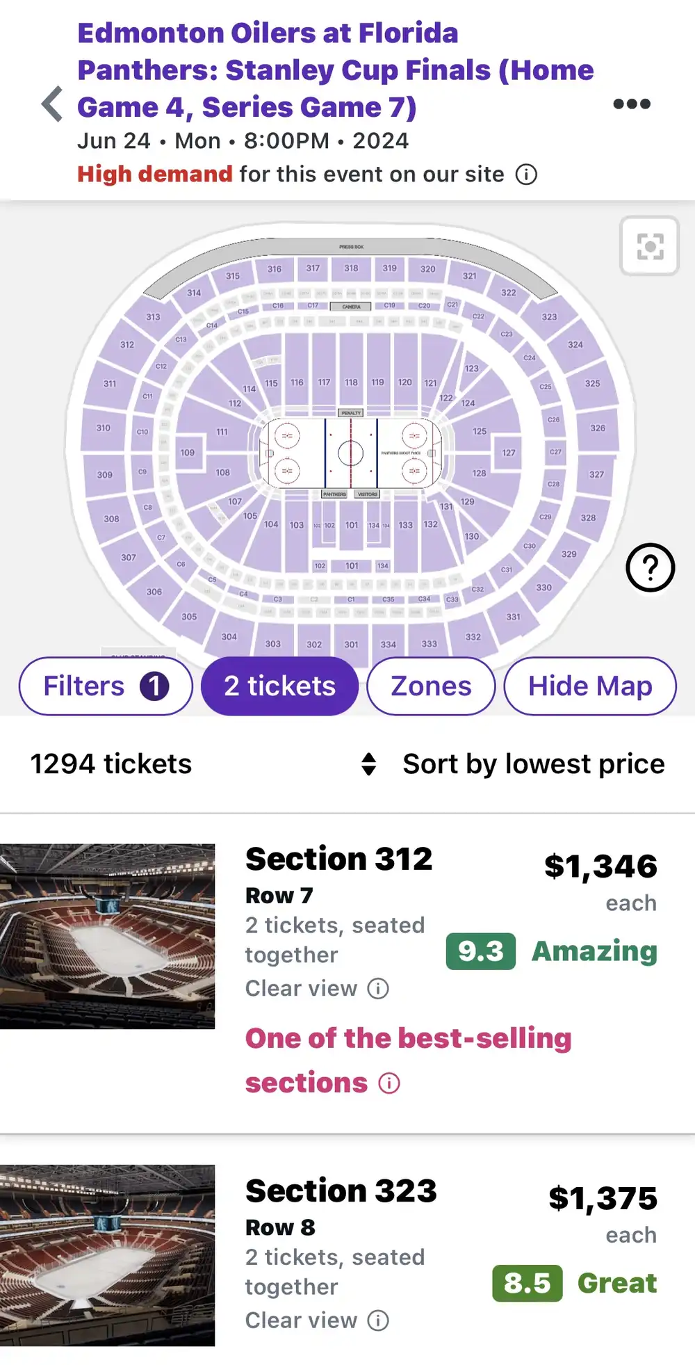 stanley cup game 7 edmton oilers florida panthers tickets