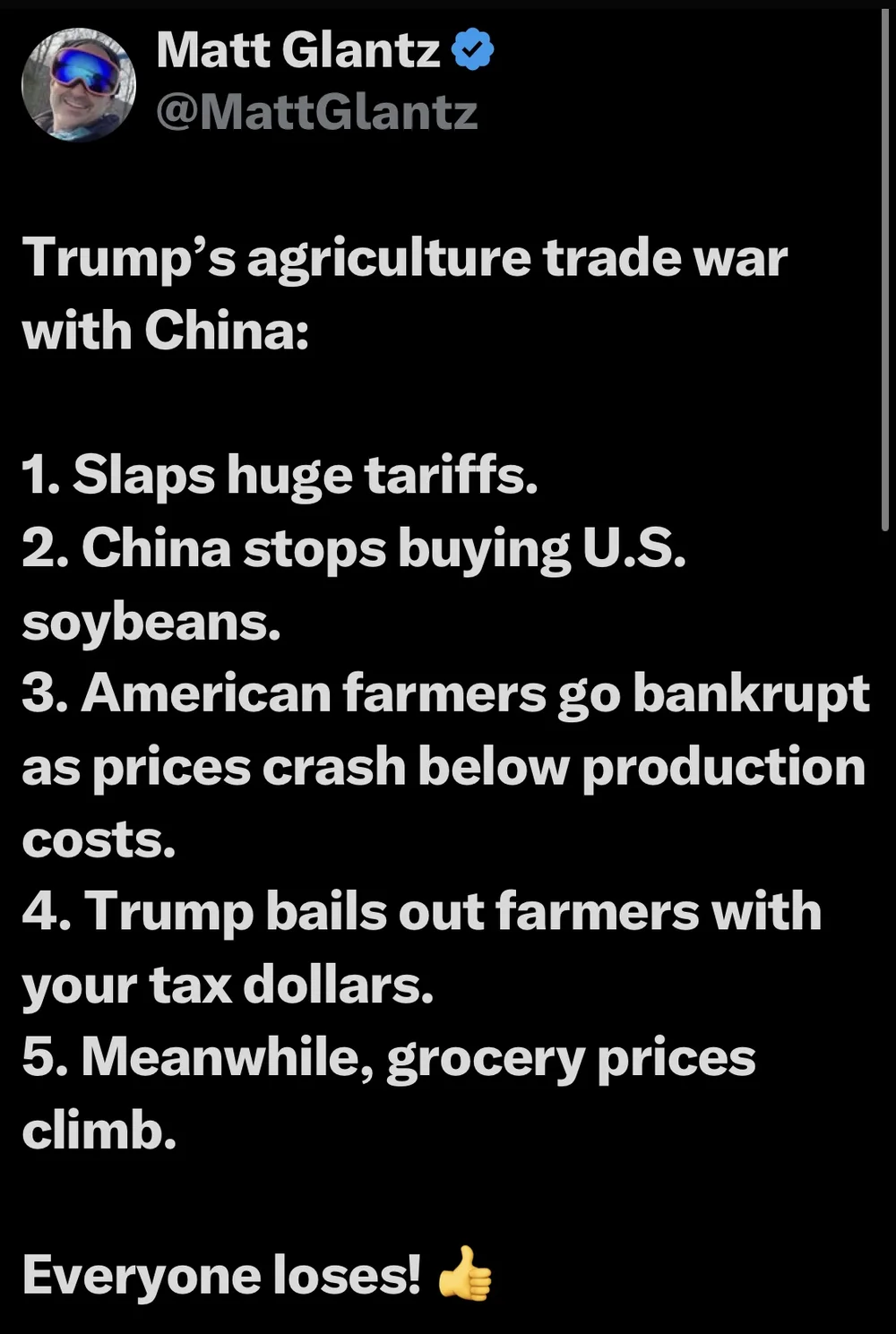 tariffs farmers bailout