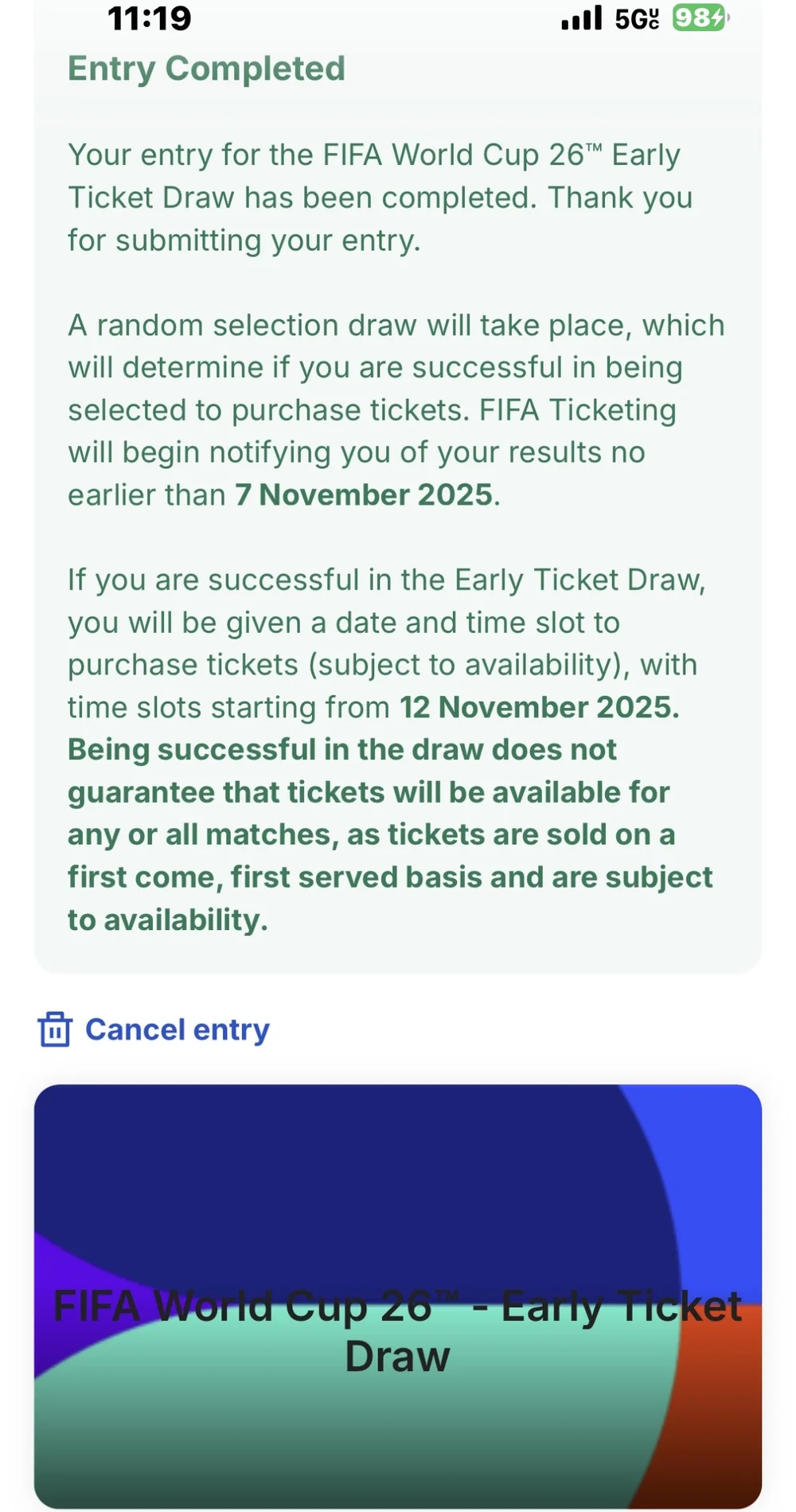 world cup ticket entry world cup ticket entry